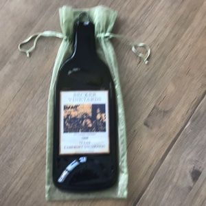 WINE BOTTLE CHEESE TRAY